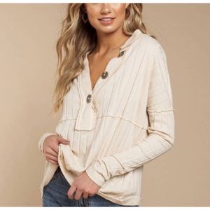 NWT Free People In The Mix Boho Knit Top